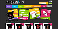 Personigo - e-commerce tshirt website, full optimized for search engine, responsive theme, branding, custom tshirt designer.